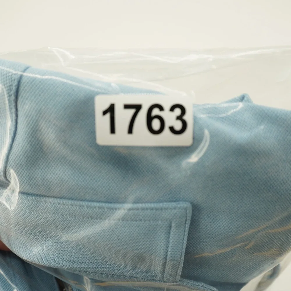 TravisMathew‎ Mens XL Light Blue Striped Performance Golf Polo Shirt RN 123280